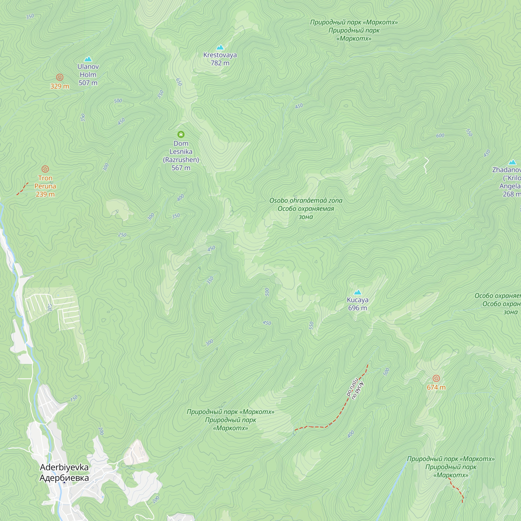 Dom Lesnika (Zakrit) map