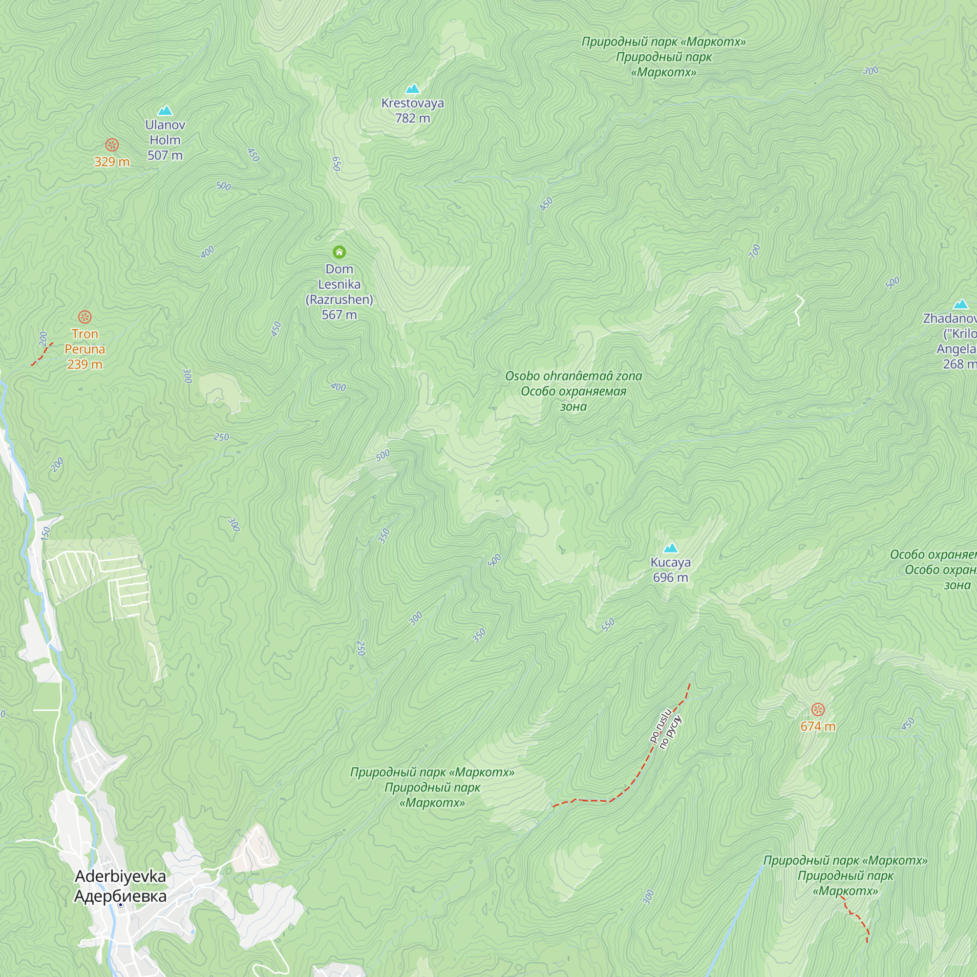 Dom Lesnika (Zakrit) map