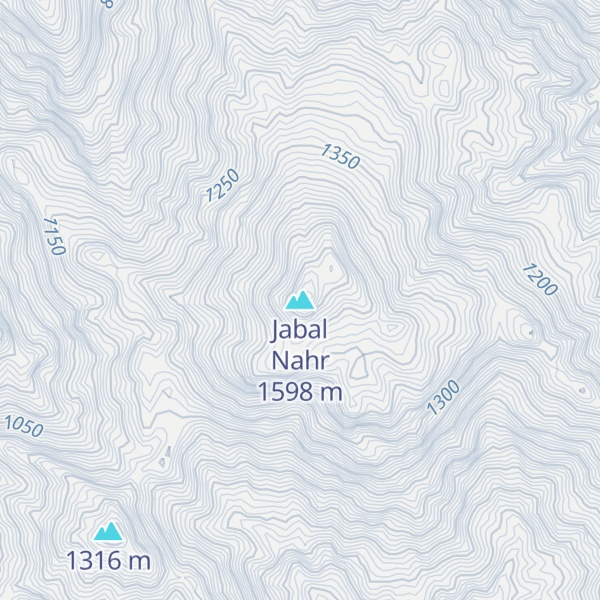 Map of Jabal Nahr
