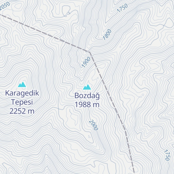 Map of Bozdağ