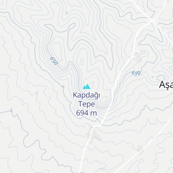 Map of Kapdağı Tepe