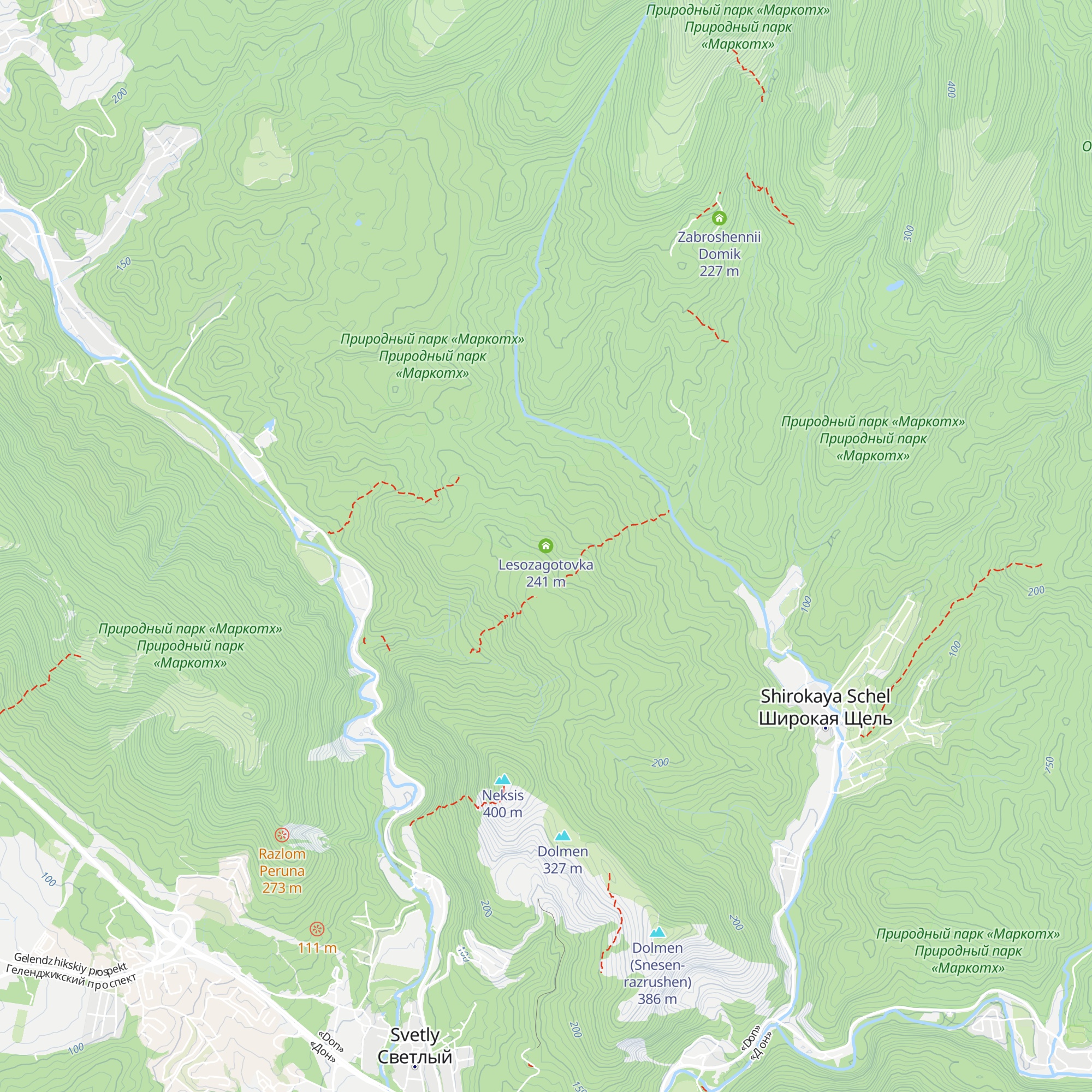 Lesozagotovka map