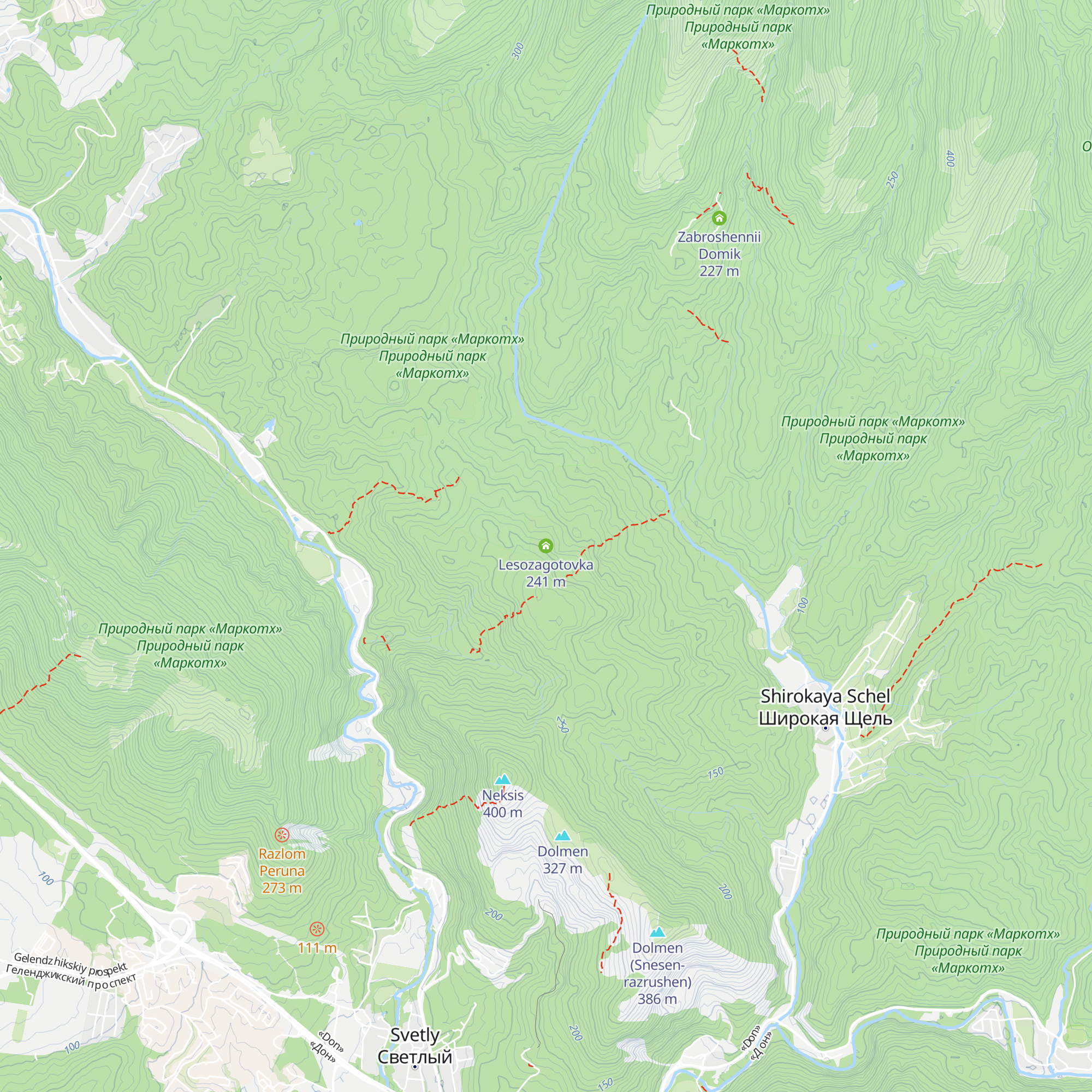 Lesozagotovka map