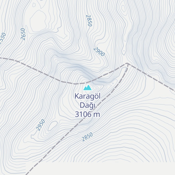 Map of Karagöl Dağı