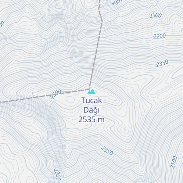 Map of Tucak Dağı