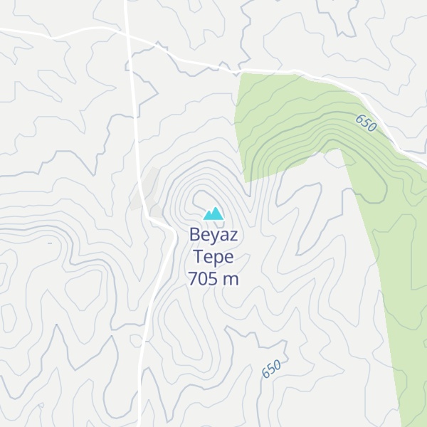 Map of Beyaz Tepe
