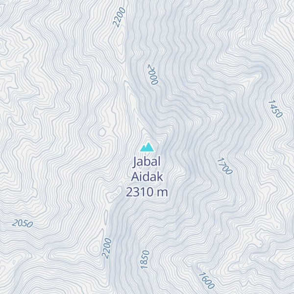 Map of Jabal Aidak