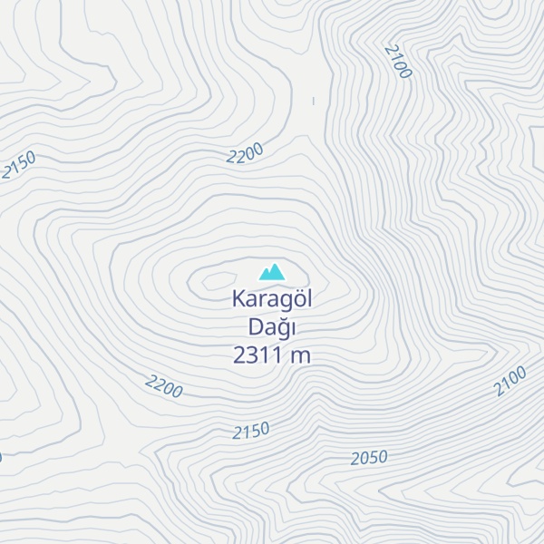 Map of Karagöl Dağı