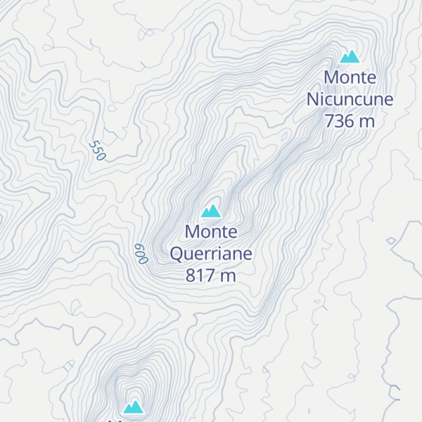Map of Monte Querriane