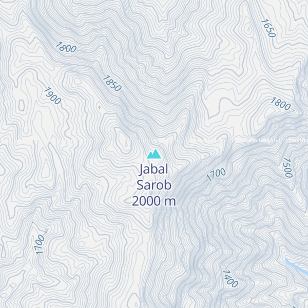 Map of Jabal Sarob