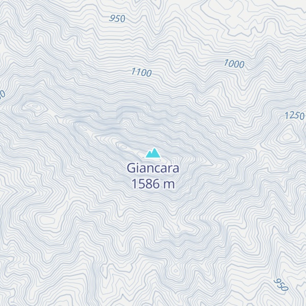 Map of Giancara