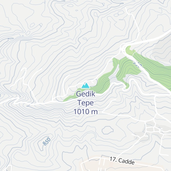 Map of Gedik Tepe