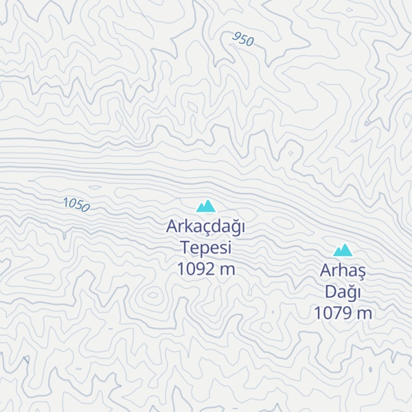 Map of Arkaçdağı Tepesi