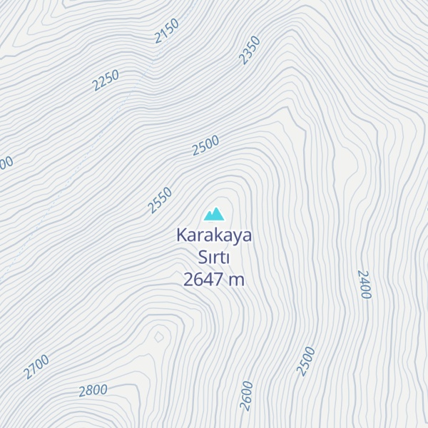 Map of Karakaya Sırtı