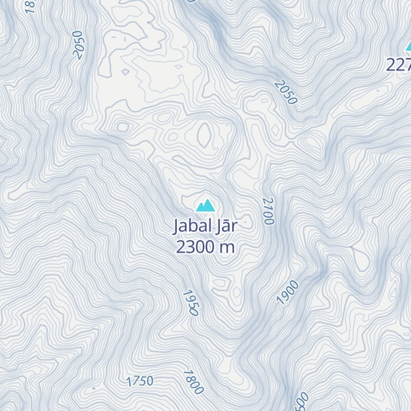 Map of Jabal Jār