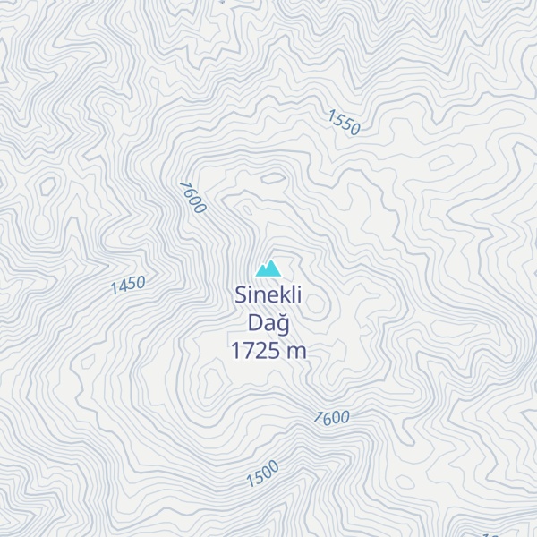 Map of Sinekli Dağ