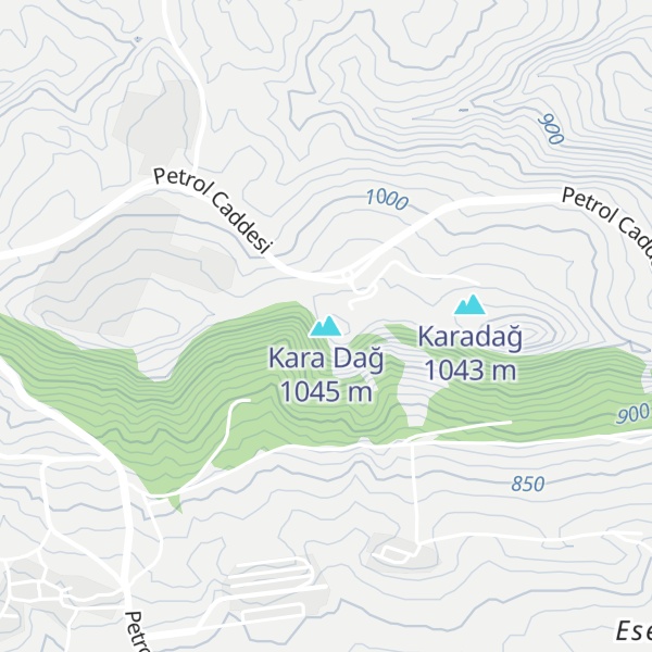Map of Kara Dağ