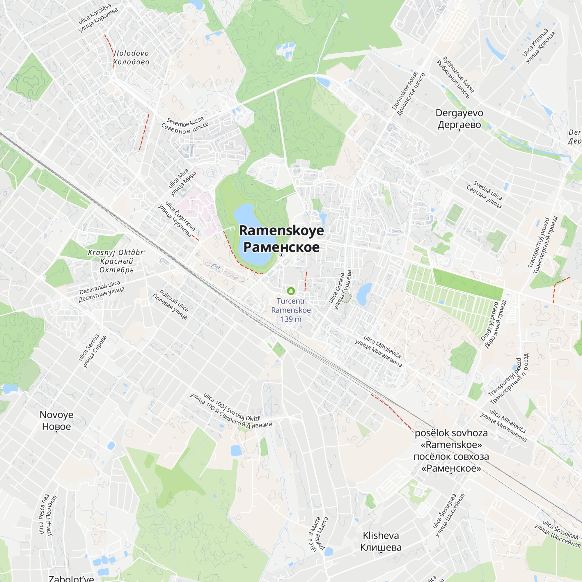 Turcentr Ramenskoe map