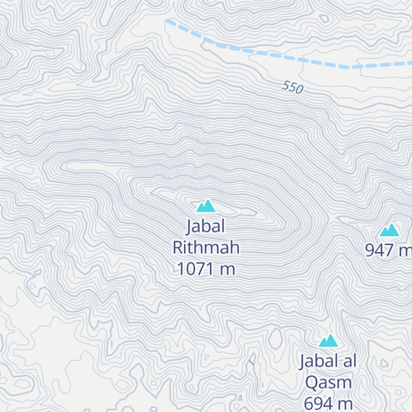 Map of Jabal Rithmah