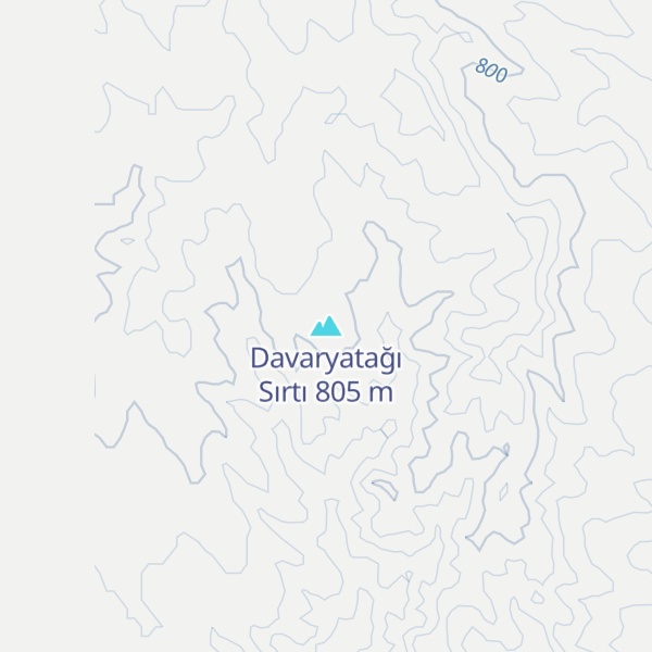 Map of Davaryatağı Sırtı
