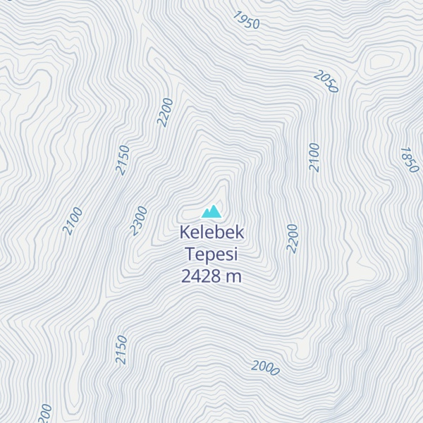Map of Kelebek Tepesi