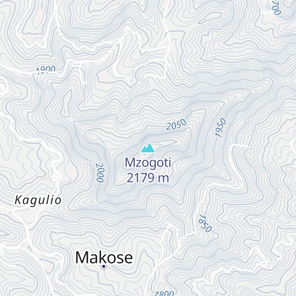 Map of Mzogoti