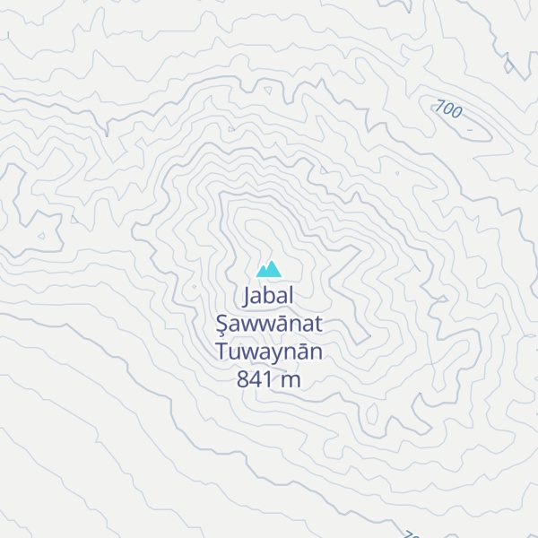 Map of Jabal Şawwānat Tuwaynān