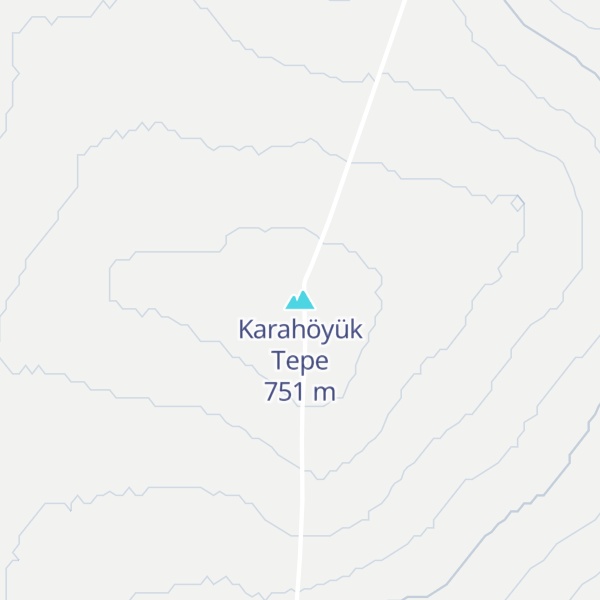 Map of Karahöyük Tepe