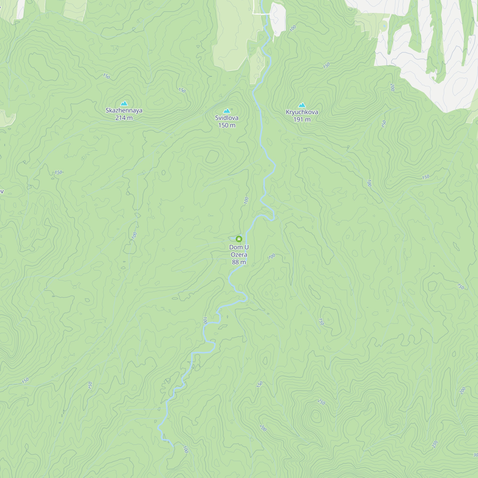 Dom U Ozera map