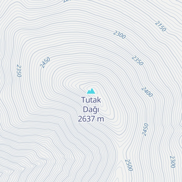 Map of Tutak Dağı