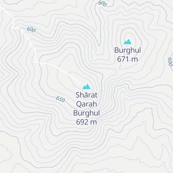 Map of Shārat Qarah Burghul