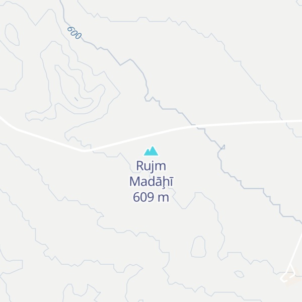 Map of Rujm Madāḩī