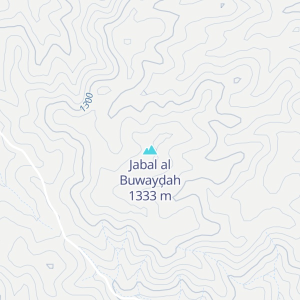 Map of Jabal al Buwayḑah