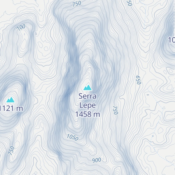 Map of Serra Lepe