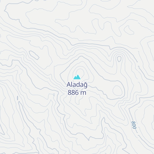 Map of Aladağ