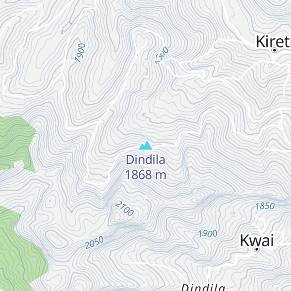 Map of Dindila