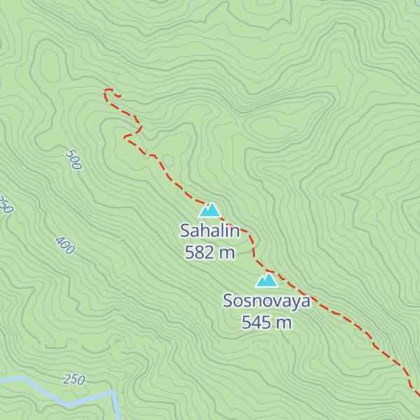 Map of Sahalin