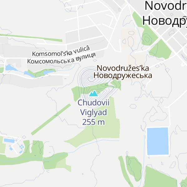 Map of Chudovii Viglyad