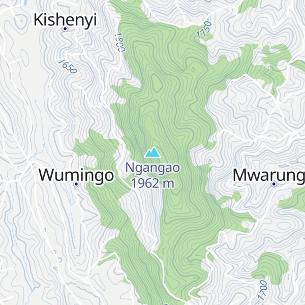 Map of Ngangao