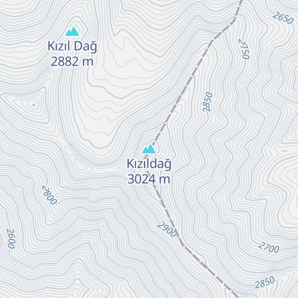 Map of Kızıldağ