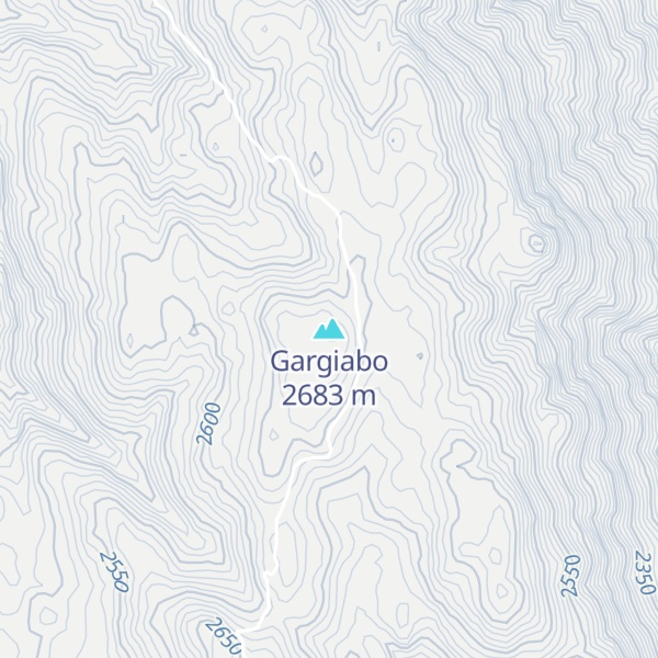 Map of Gargiabo