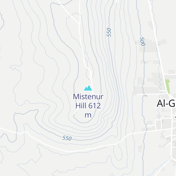 Map of Mistenur Hill