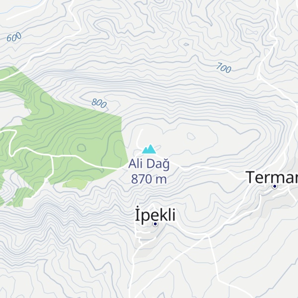 Map of Ali Dağ