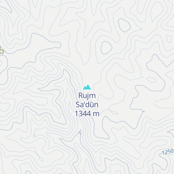 Map of Rujm Sa‘dūn