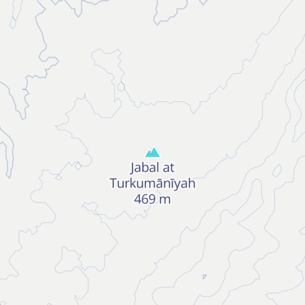 Map of Jabal at Turkumānīyah