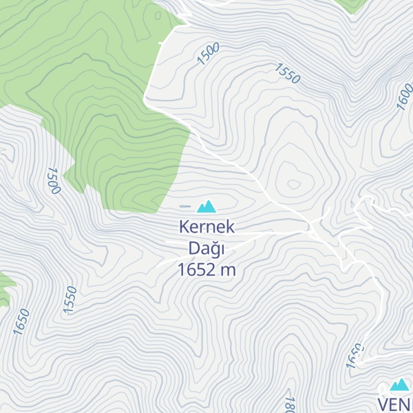 Map of Kernek Dağı