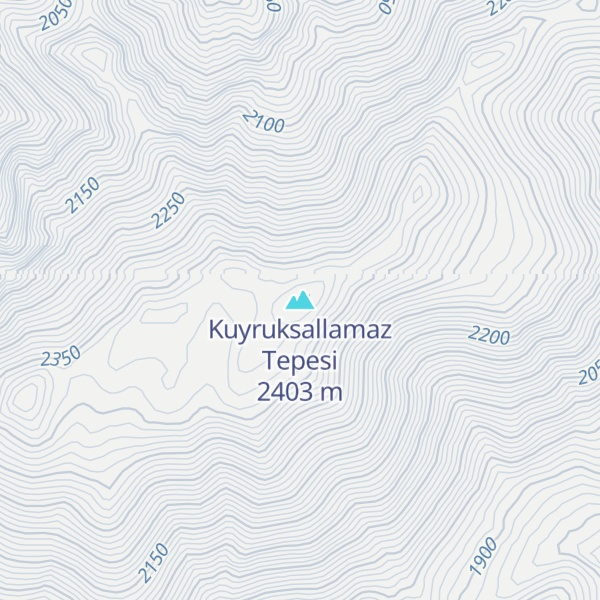 Map of Kuyruksallamaz Tepesi