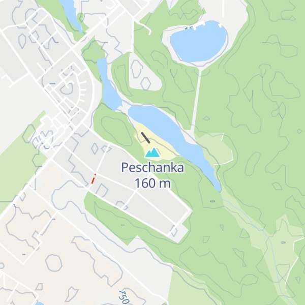 Map of Peschanka