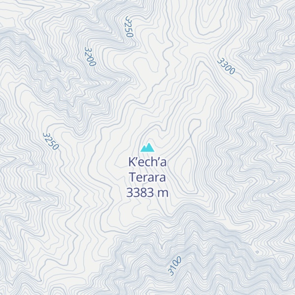 Map of K’ech’a Terara