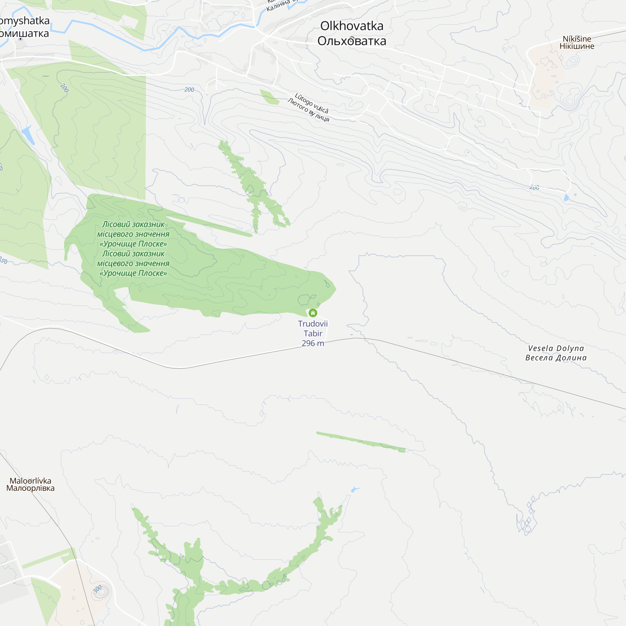 Trudovii Tabir map